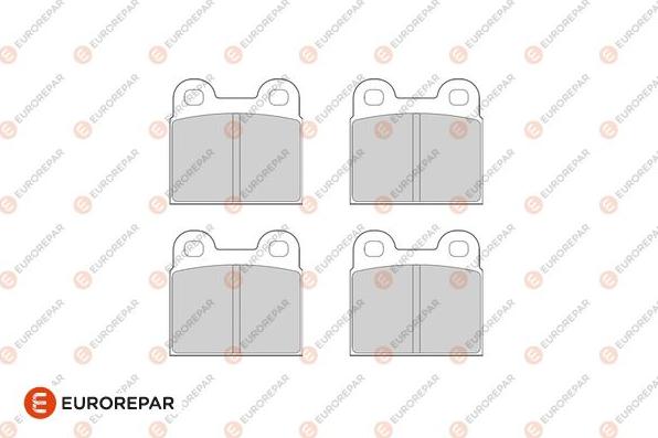 EUROREPAR 1686264380 - Kit de plaquettes de frein, frein à disque cwaw.fr