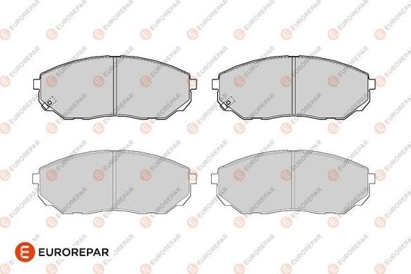 EUROREPAR 1686264280 - Kit de plaquettes de frein, frein à disque cwaw.fr