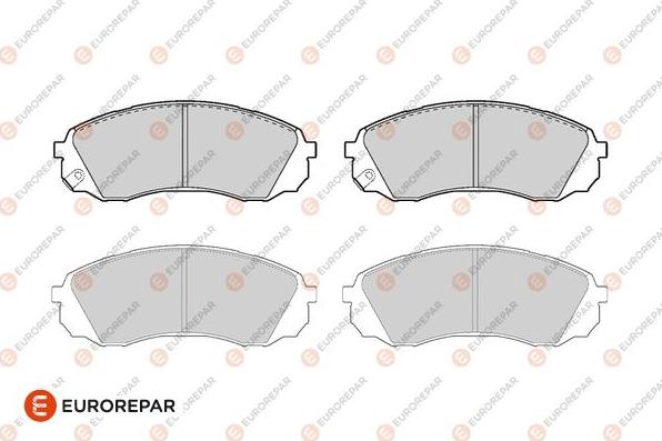 EUROREPAR 1686264780 - Kit de plaquettes de frein, frein à disque cwaw.fr