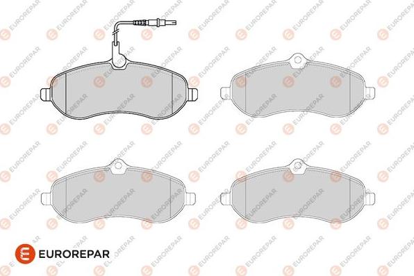 EUROREPAR 1686265980 - Kit de plaquettes de frein, frein à disque cwaw.fr