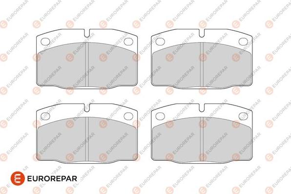 EUROREPAR 1686265580 - Kit de plaquettes de frein, frein à disque cwaw.fr