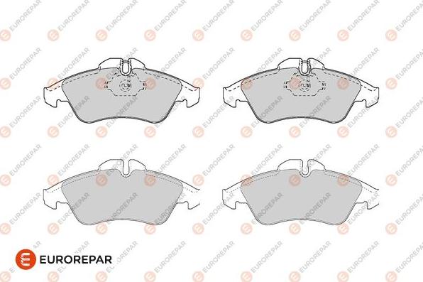 EUROREPAR 1686265680 - Kit de plaquettes de frein, frein à disque cwaw.fr