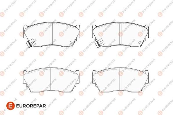 EUROREPAR 1686266980 - Kit de plaquettes de frein, frein à disque cwaw.fr