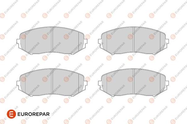 EUROREPAR 1686266080 - Kit de plaquettes de frein, frein à disque cwaw.fr