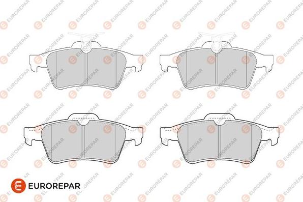 EUROREPAR 1686268580 - Kit de plaquettes de frein, frein à disque cwaw.fr