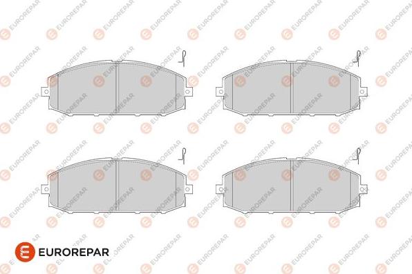 EUROREPAR 1686268080 - Kit de plaquettes de frein, frein à disque cwaw.fr