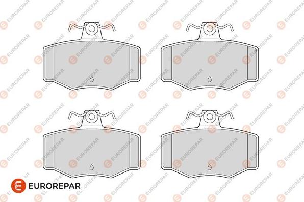 EUROREPAR 1686268880 - Kit de plaquettes de frein, frein à disque cwaw.fr