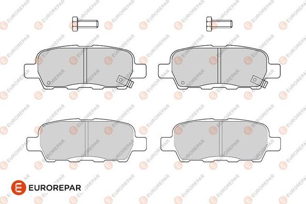 EUROREPAR 1686263980 - Kit de plaquettes de frein, frein à disque cwaw.fr