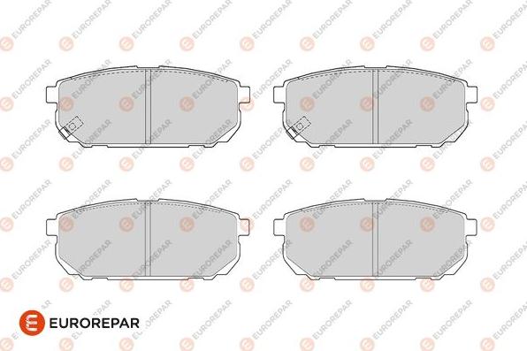 EUROREPAR 1686263880 - Kit de plaquettes de frein, frein à disque cwaw.fr