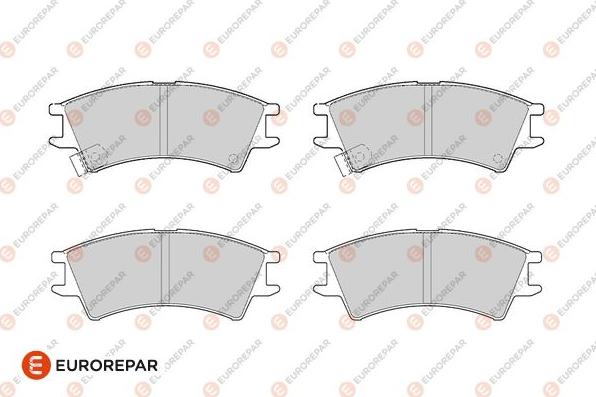 EUROREPAR 1686263780 - Kit de plaquettes de frein, frein à disque cwaw.fr