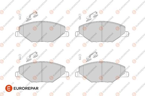 EUROREPAR 1686267980 - Kit de plaquettes de frein, frein à disque cwaw.fr