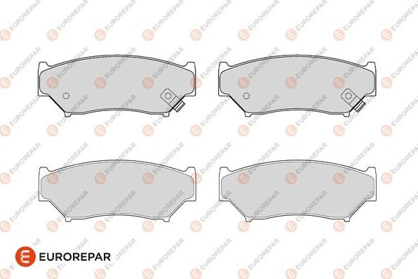 EUROREPAR 1686267380 - Kit de plaquettes de frein, frein à disque cwaw.fr