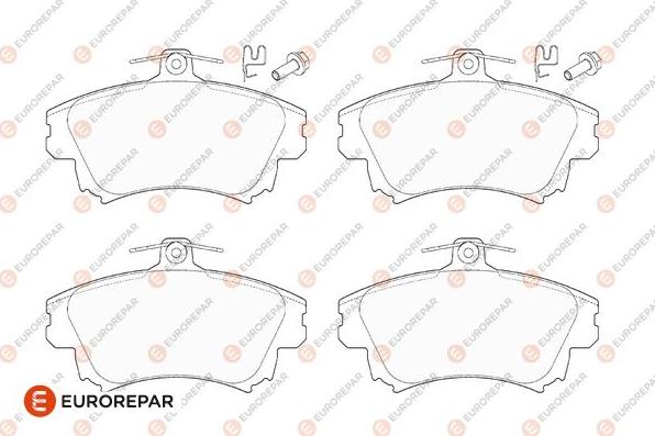 EUROREPAR 1686267280 - Kit de plaquettes de frein, frein à disque cwaw.fr