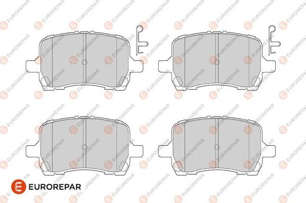 EUROREPAR 1686280080 - Kit de plaquettes de frein, frein à disque cwaw.fr