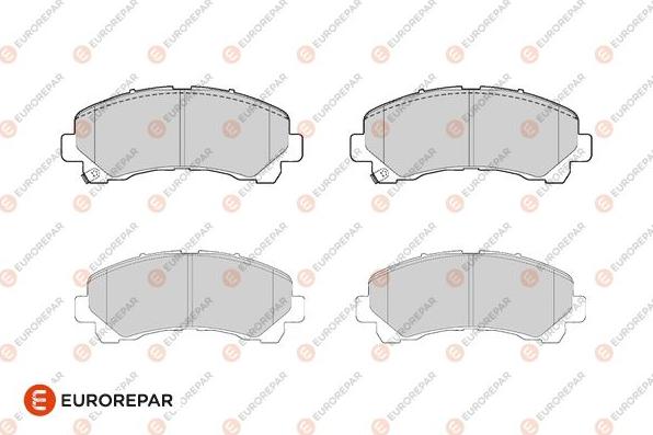 EUROREPAR 1686279880 - Kit de plaquettes de frein, frein à disque cwaw.fr