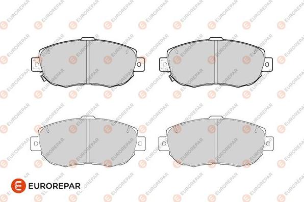 EUROREPAR 1686279280 - Kit de plaquettes de frein, frein à disque cwaw.fr