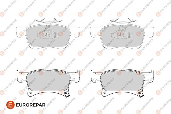 EUROREPAR 1686279780 - Kit de plaquettes de frein, frein à disque cwaw.fr