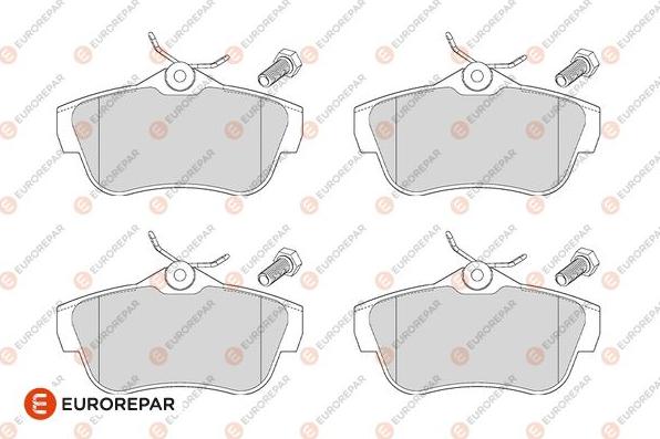 EUROREPAR 1686275580 - Kit de plaquettes de frein, frein à disque cwaw.fr