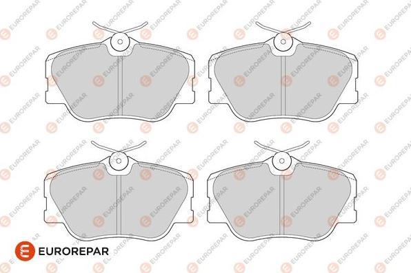 EUROREPAR 1686276880 - Kit de plaquettes de frein, frein à disque cwaw.fr