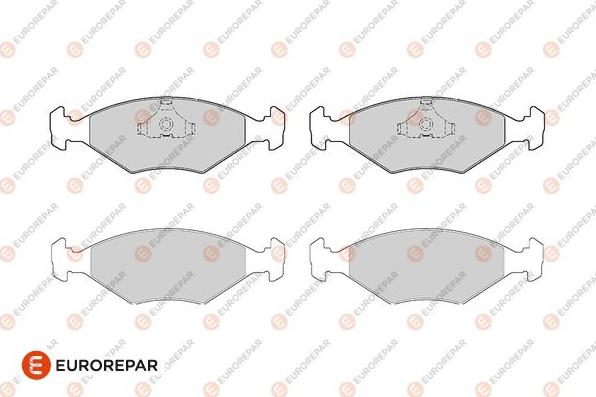 EUROREPAR 1686276380 - Kit de plaquettes de frein, frein à disque cwaw.fr