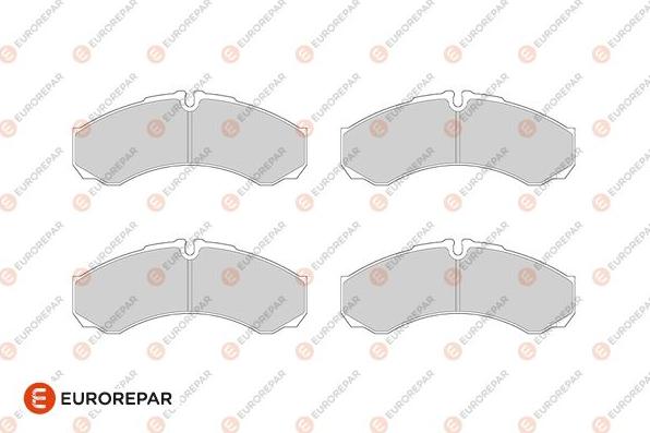 EUROREPAR 1686276780 - Kit de plaquettes de frein, frein à disque cwaw.fr