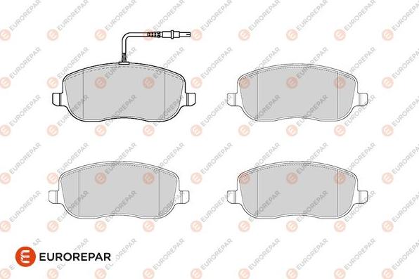 EUROREPAR 1686270180 - Kit de plaquettes de frein, frein à disque cwaw.fr