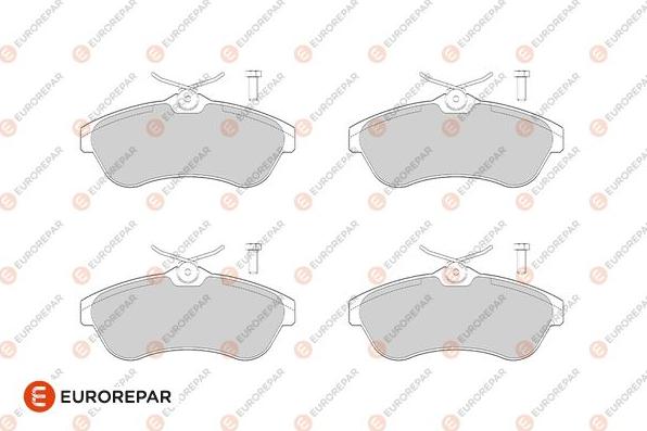 EUROREPAR 1686270280 - Kit de plaquettes de frein, frein à disque cwaw.fr