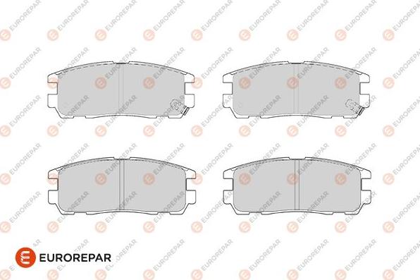 EUROREPAR 1686271980 - Kit de plaquettes de frein, frein à disque cwaw.fr