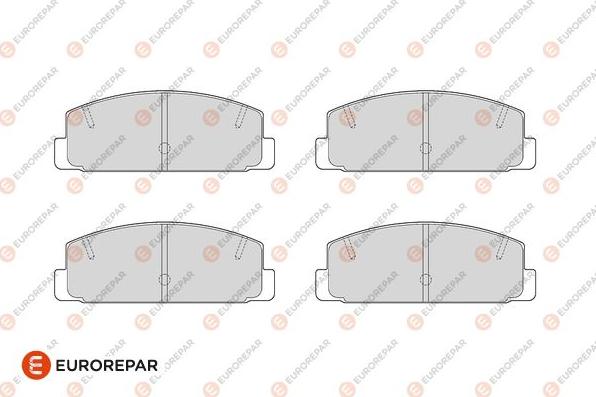 EUROREPAR 1686271680 - Kit de plaquettes de frein, frein à disque cwaw.fr