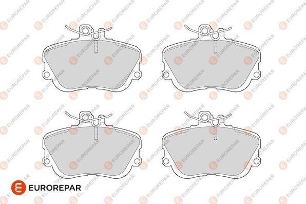 EUROREPAR 1686271080 - Kit de plaquettes de frein, frein à disque cwaw.fr