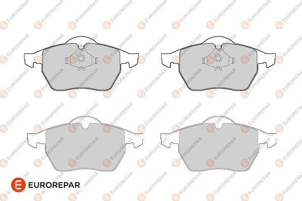 EUROREPAR 1686271280 - Kit de plaquettes de frein, frein à disque cwaw.fr