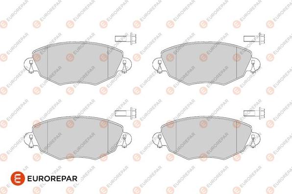 EUROREPAR 1686271780 - Kit de plaquettes de frein, frein à disque cwaw.fr