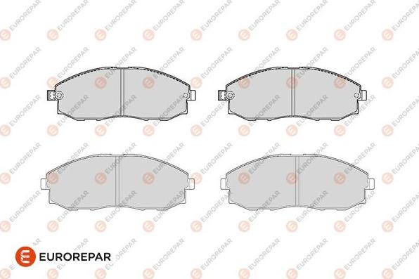 EUROREPAR 1686278980 - Kit de plaquettes de frein, frein à disque cwaw.fr