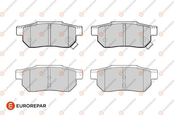 EUROREPAR 1686278780 - Kit de plaquettes de frein, frein à disque cwaw.fr