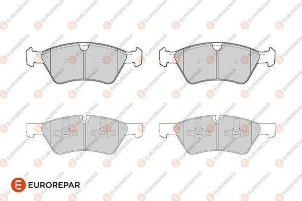 EUROREPAR 1686273180 - Kit de plaquettes de frein, frein à disque cwaw.fr