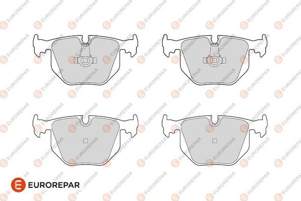 EUROREPAR 1686273980 - Kit de plaquettes de frein, frein à disque cwaw.fr