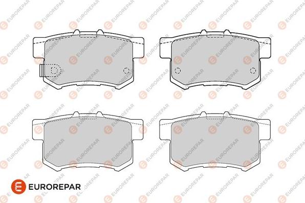 EUROREPAR 1686272680 - Kit de plaquettes de frein, frein à disque cwaw.fr