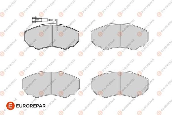 EUROREPAR 1686277480 - Kit de plaquettes de frein, frein à disque cwaw.fr