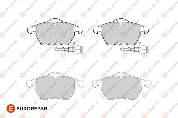 EUROREPAR 1686277180 - Kit de plaquettes de frein, frein à disque cwaw.fr