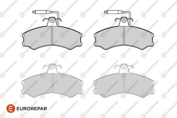 EUROREPAR 1686277880 - Kit de plaquettes de frein, frein à disque cwaw.fr