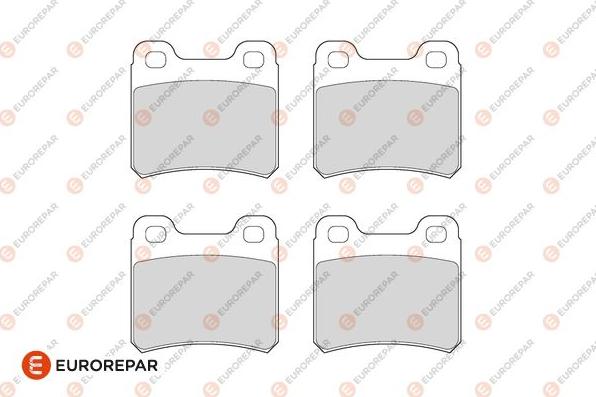 EUROREPAR 1686277380 - Kit de plaquettes de frein, frein à disque cwaw.fr