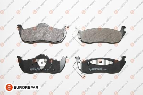 EUROREPAR 1681164480 - Kit de plaquettes de frein, frein à disque cwaw.fr