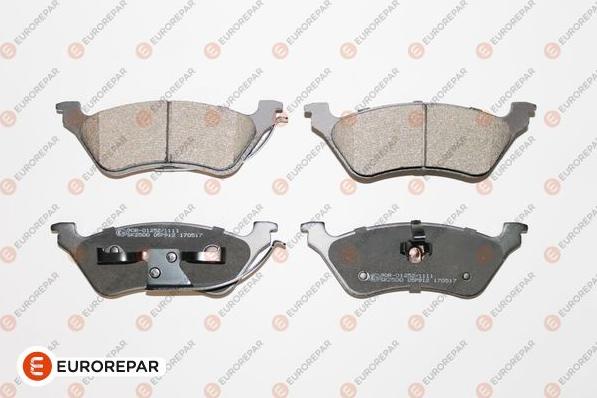 EUROREPAR 1681165680 - Kit de plaquettes de frein, frein à disque cwaw.fr