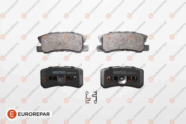 EUROREPAR 1681165880 - Kit de plaquettes de frein, frein à disque cwaw.fr