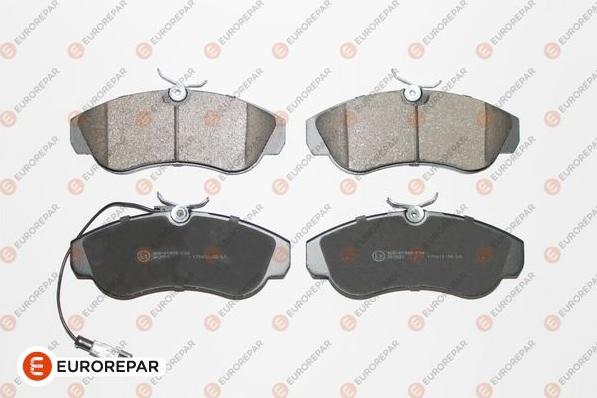 EUROREPAR 1681166180 - Kit de plaquettes de frein, frein à disque cwaw.fr