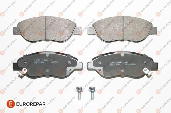 EUROREPAR 1681163480 - Kit de plaquettes de frein, frein à disque cwaw.fr