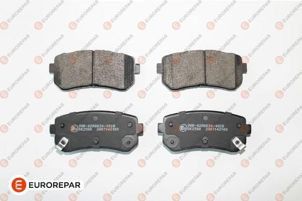 EUROREPAR 1681162080 - Kit de plaquettes de frein, frein à disque cwaw.fr