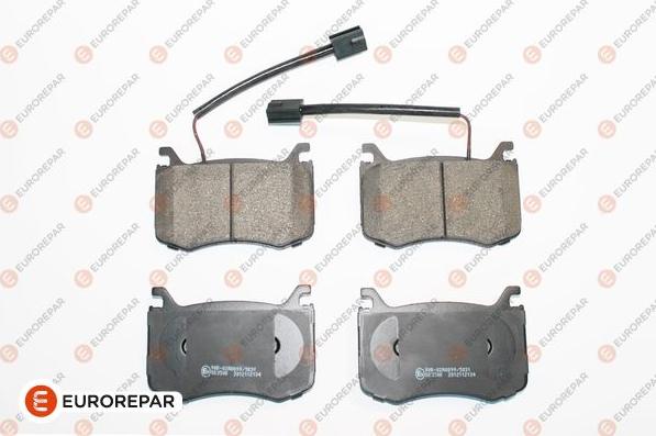 EUROREPAR 1681167180 - Kit de plaquettes de frein, frein à disque cwaw.fr