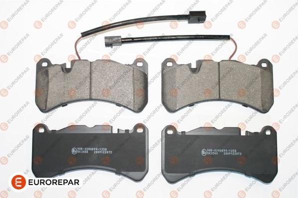 EUROREPAR 1681167380 - Kit de plaquettes de frein, frein à disque cwaw.fr