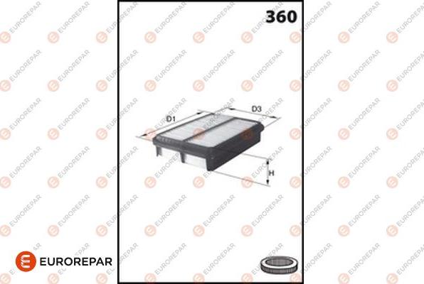 EUROREPAR 1682343980 - Filtre à air cwaw.fr